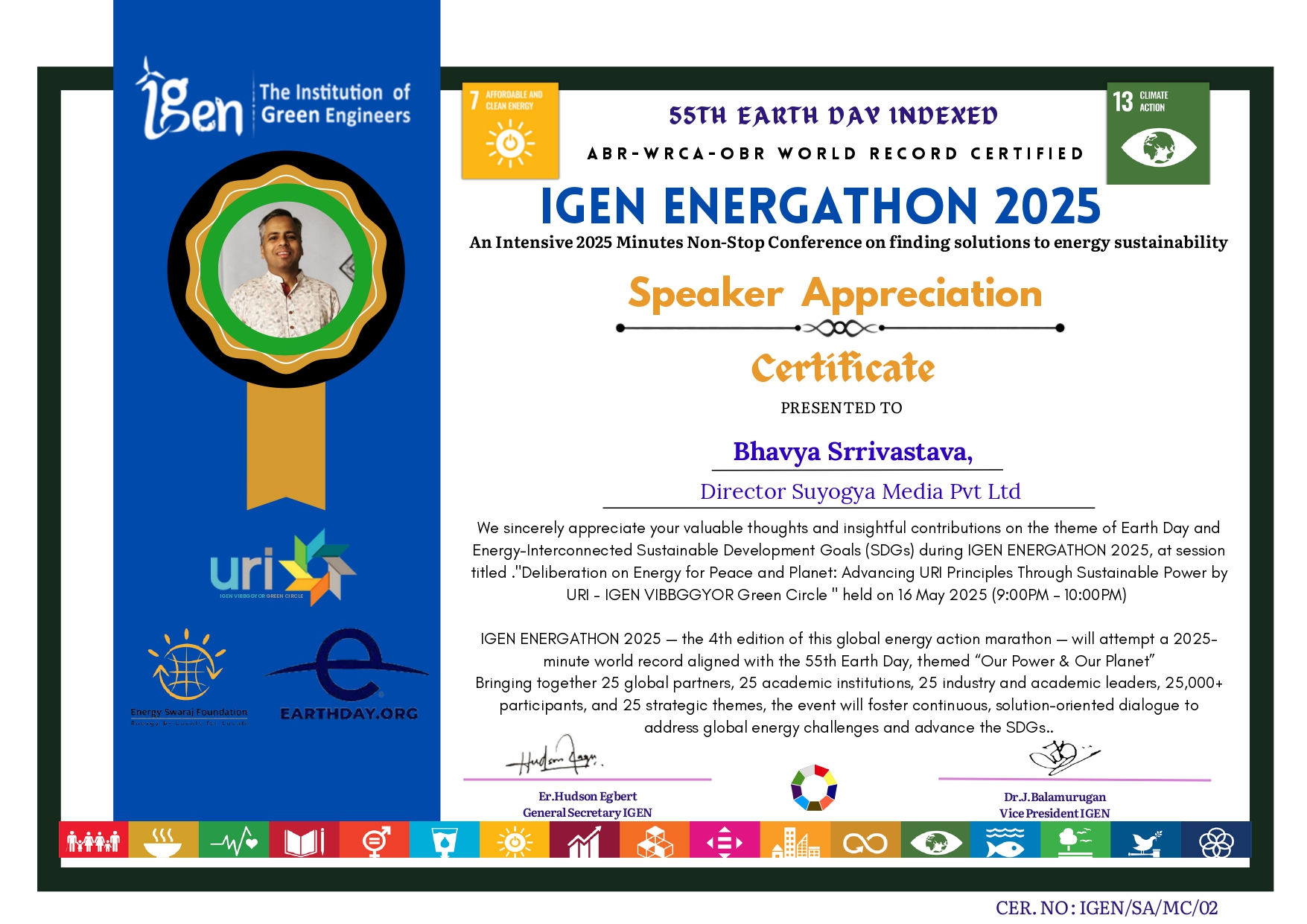 Secssion 3 Certificate